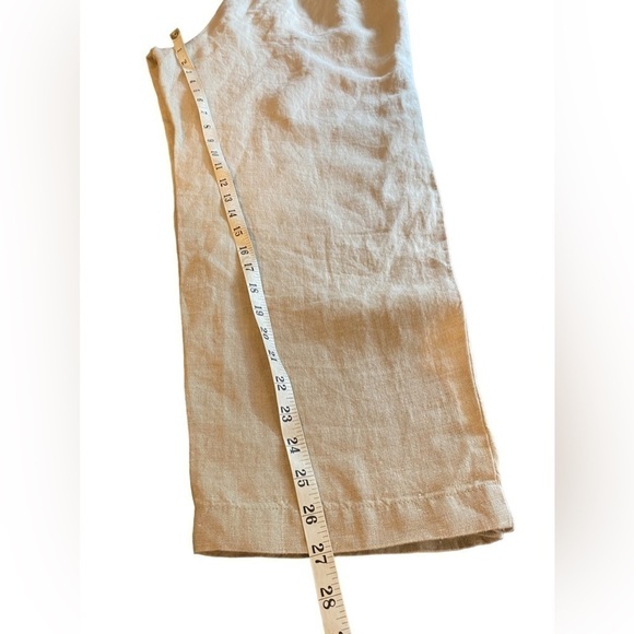 J.Jill Love Linen Flax Relaxed Fit Ankle Pants Women's Large Petite NWT - Picture 10 of 13
